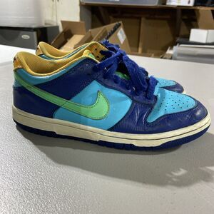 Nike Dunk Low GS All-Star Baltic Blue Algae/Royal/Orange Size 5.5Y DV1693-401